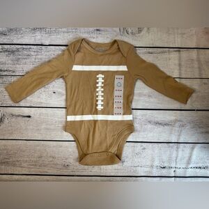 Football Baby Long Sleeve One Piece 6-12 Months NEW